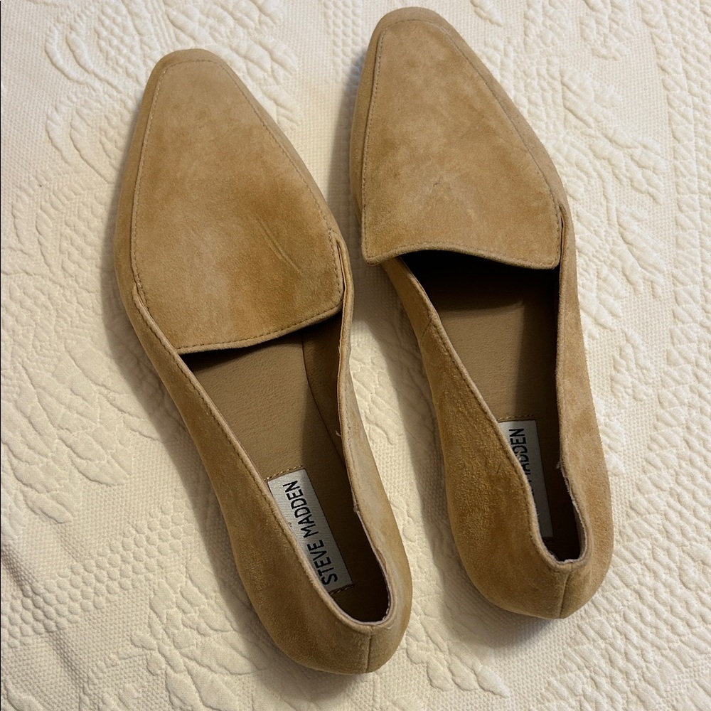 Steve Madden Women's Brown Suede Flats
